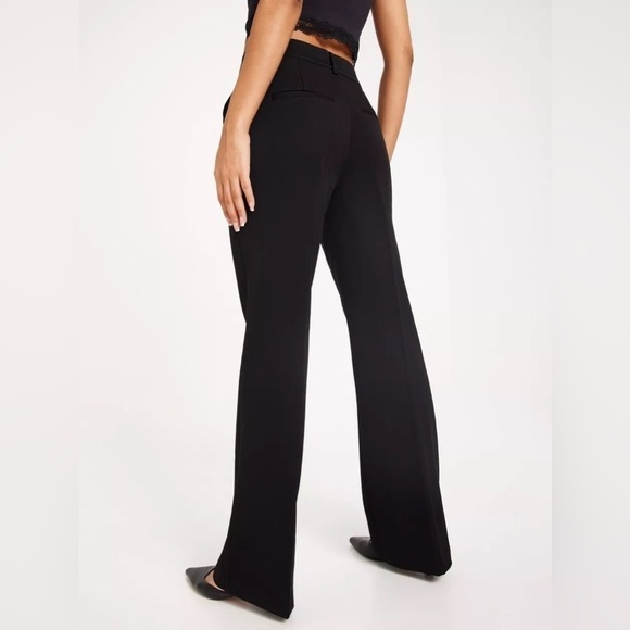 NWT YAS Yasbala High Waisted Flared Pant Medium - Picture 2 of 9